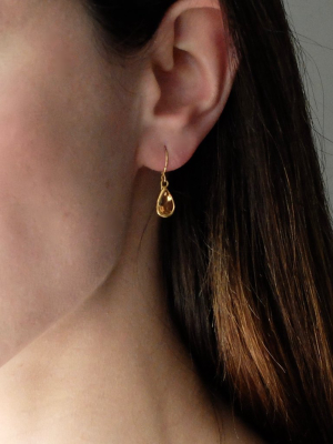 Ram Rijal Citrin And 22 Ct Gold Earrings 31