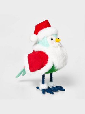 Santa Decor Bird Decorative Figurine - Wondershop™