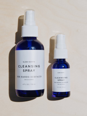 Alcohol Cleansing Spray (hands + Surfaces)