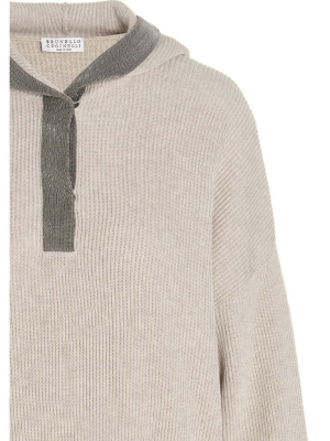 Brunello Cucinelli Monile Detail Knit Sweater