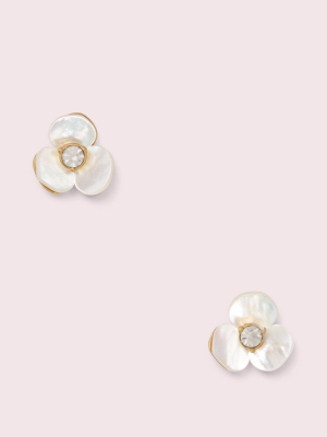 Disco Pansy Studs