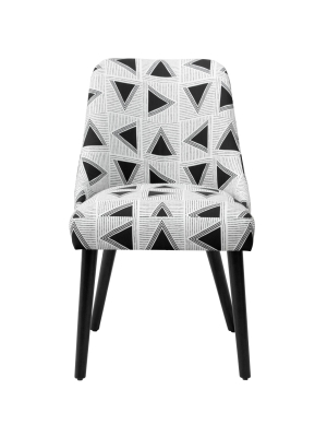 Geller Dining Chair Triangle Tile Black/white - Project 62™