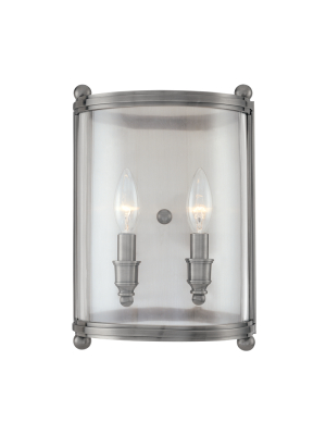 Mansfield 2 Light Wall Sconce