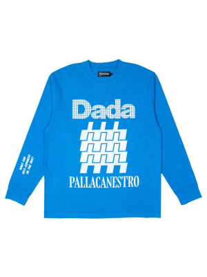 Franchise Tune In, Tune On Blue Long Sleeve Tee