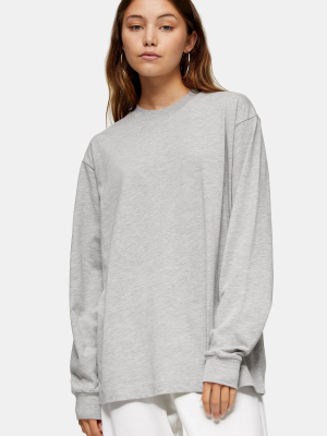 Gray Marl Long Sleeve T-shirt