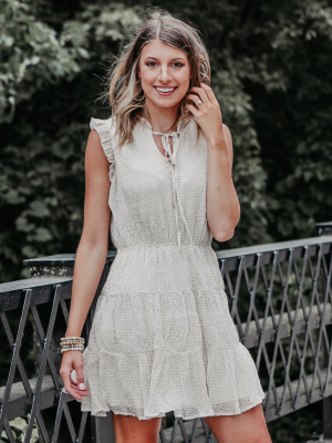 Penny Sleeveless Ruffle Dress