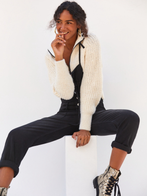 Winnie Ribbed Sweater Jacket