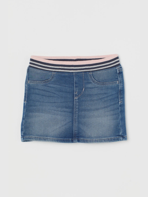 Super Soft Denim Skirt