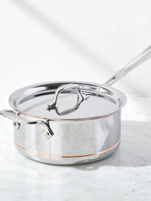 All-clad © Copper Core 3-quart Saucepan With Loop And Lid