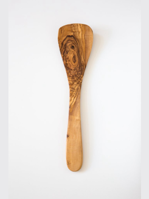 Be Home Olive Wood Rounded Spatula