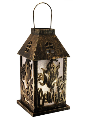 Lumabase Battery Operated Led Halloween Lantern