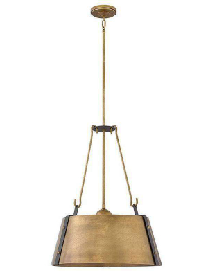 Cartwright Chandelier Rustic Brass