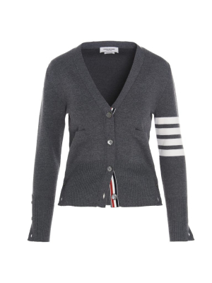 Thom Browne Stripe Sleeve Cardigan