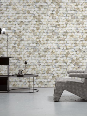 Beehive Wallpaper By Mr & Mrs Vintage For Nlxl Monochrome Collection