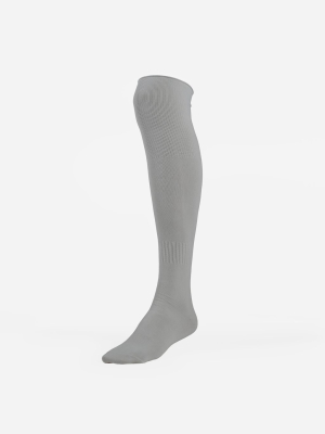 Hue Light Gray Over The Knee Sport Socks