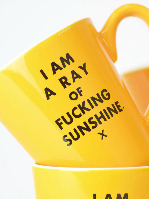 I Am A Ray Of Fucking Sunshine... Ceramic Coffee Mug