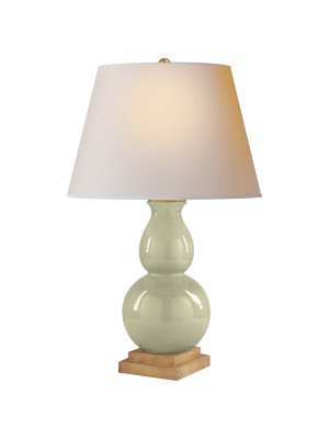 Gourd Form Small Table Lamp In Various Colors