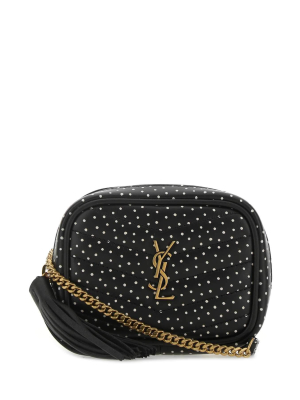 Saint Laurent Lou Polka Dot Crossbody Bag