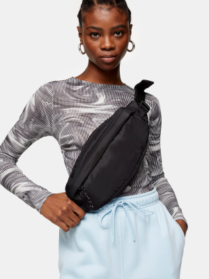 Black Nylon Sling Fannypack