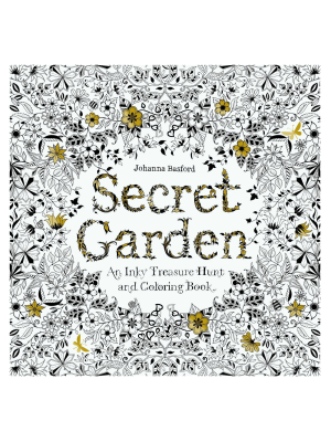 Secret Garden: An Inky Treasure Hunt And Coloring Book