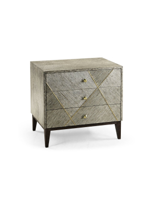 Geometric Bedside Chest