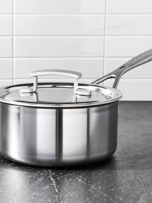 Demeyere Industry 2-quart Stainless Steel Sauce Pan