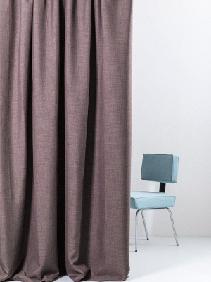 Blackout Curtains Col. Grape - Linen Optic - Extra Wide