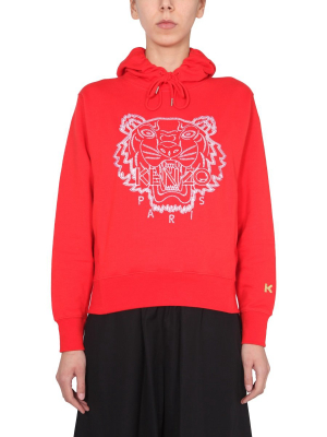 Kenzo Chinese New Year Tiger Embroidered Hoodie