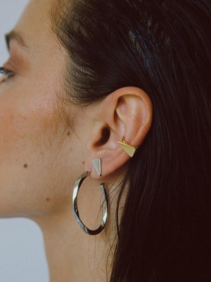 Imara Oval Hoop Earrings