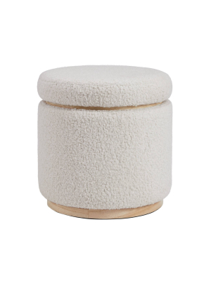 Blanche Storage Ottoman Natural - Linon