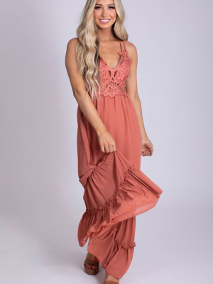 Find Your Voice Lace Maxi Dress