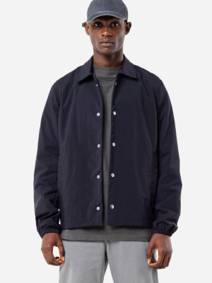 Nylon Coach's Jacket / Black