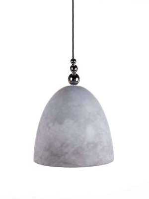 Concrete Dome Pendant Lamp