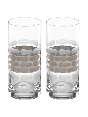 Michael Wainwright Truro Platinum Highball - Set Of 2