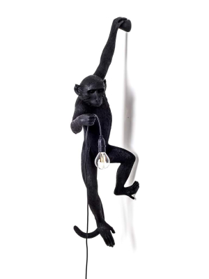 The Monkey Lamp In Black Hanging Version