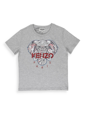 Kenzo Kids Elephant Printed T-shirt