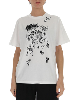 Saint Laurent Printed T-shirt