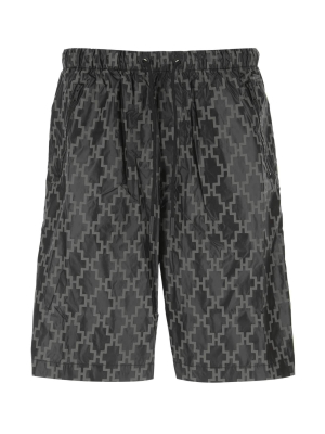 Marcelo Burlon County Of Milan Allover Logo Shorts