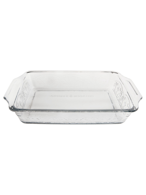 Anchor Hocking Laurel 3qt Bake Dish Clear