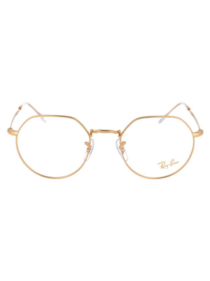 Ray-ban Jack Round Frame Glasses