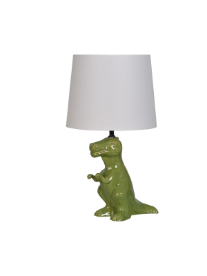 Dinosaur Table Lamp Green - Pillowfort™