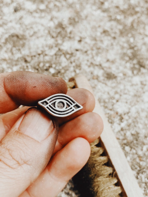 You Deserve To Be Here Solid Signet Ring: Oxidized Sterling