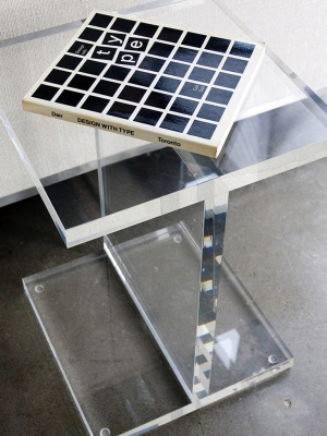 Acrylic I-beam Table