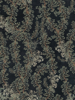 Dark Leaves Wallpaper From The Wallpaper Compendium Collection By Mind The Gap