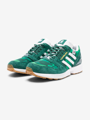 Bape X Undefeated X Adidas Zx 8000 - Green/ Cwhite/ Gum