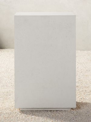 Ivory Concrete Side Table