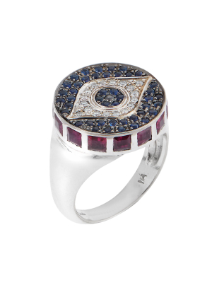 Dawn Candy Chevalier Ring W-d-ru