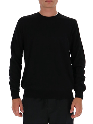 Balenciaga Logo Crewneck Knitted Sweater