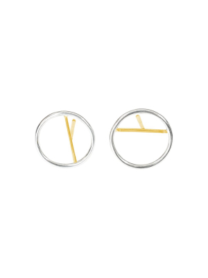 Contour Eclipse Stud Earrings