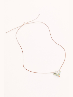 River Song Mother Of Pearl Flower Pendant Necklace